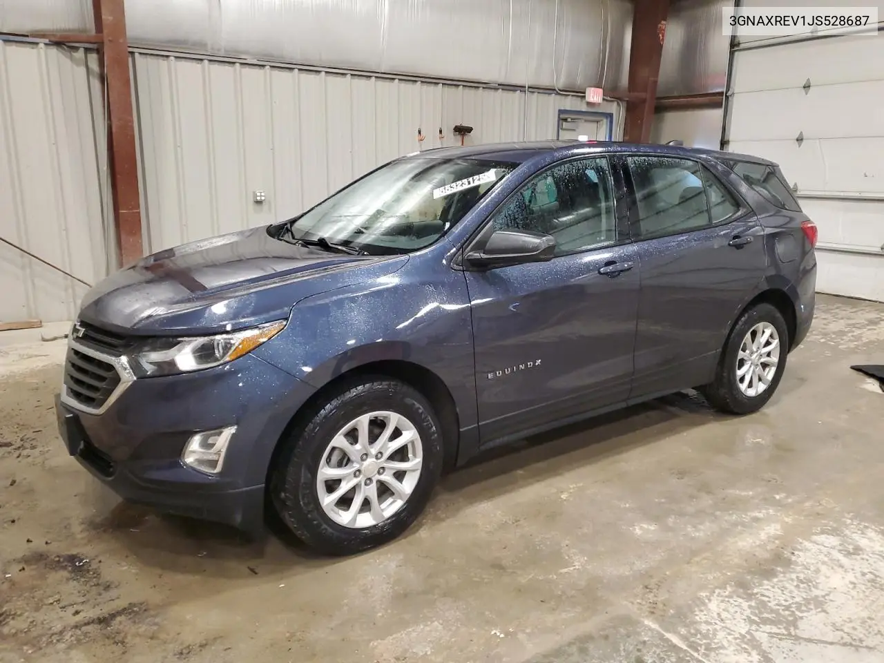 2018 Chevrolet Equinox Ls VIN: 3GNAXREV1JS528687 Lot: 55323125