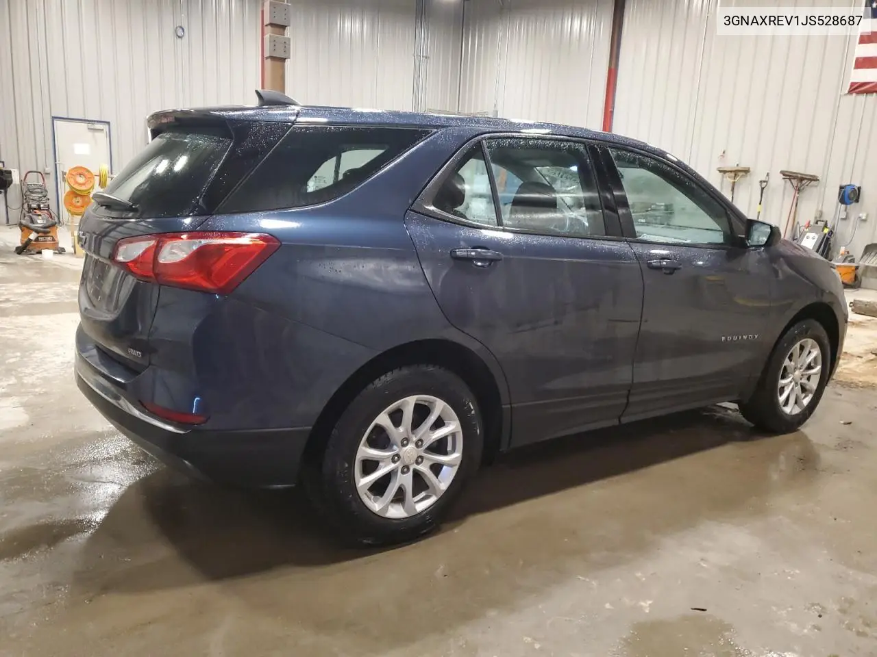 2018 Chevrolet Equinox Ls VIN: 3GNAXREV1JS528687 Lot: 55323125