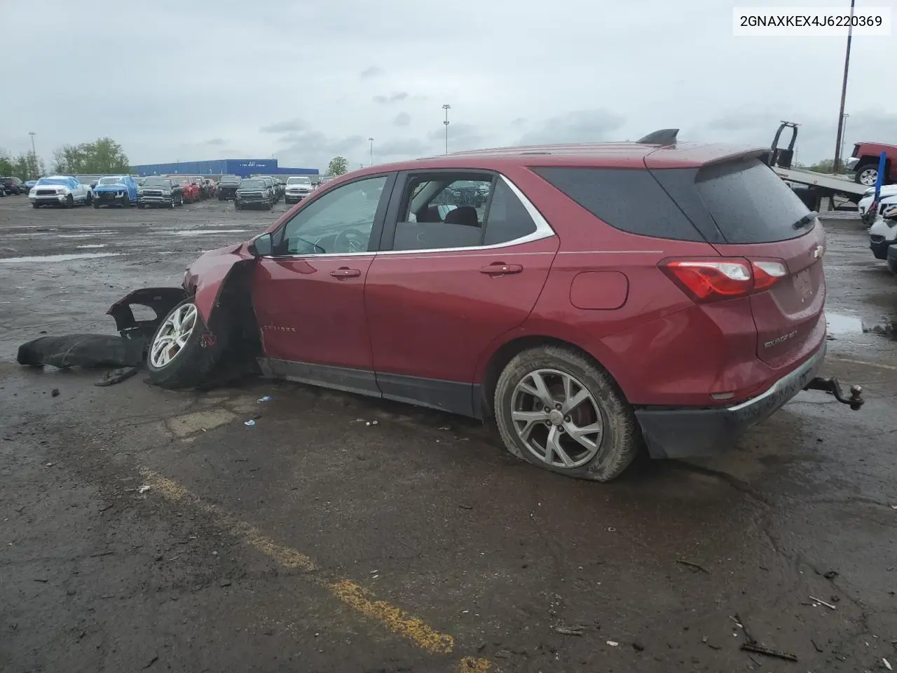 2018 Chevrolet Equinox Lt VIN: 2GNAXKEX4J6220369 Lot: 56027055