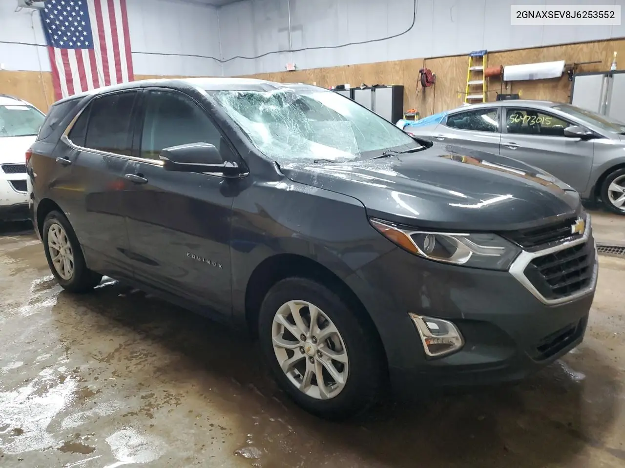 2018 Chevrolet Equinox Lt VIN: 2GNAXSEV8J6253552 Lot: 56281395