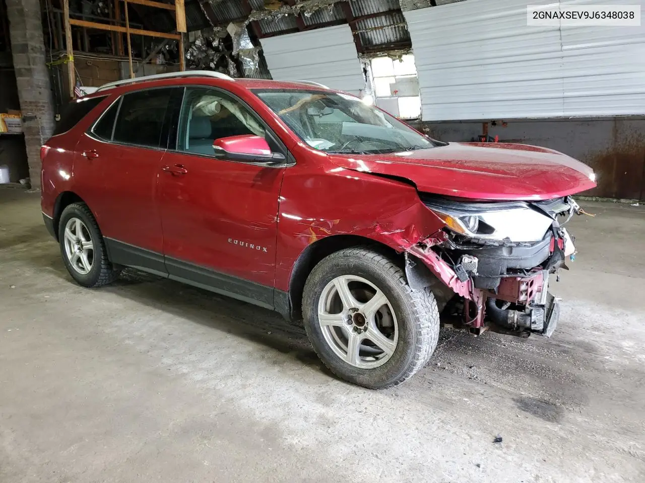 2018 Chevrolet Equinox Lt VIN: 2GNAXSEV9J6348038 Lot: 56323575