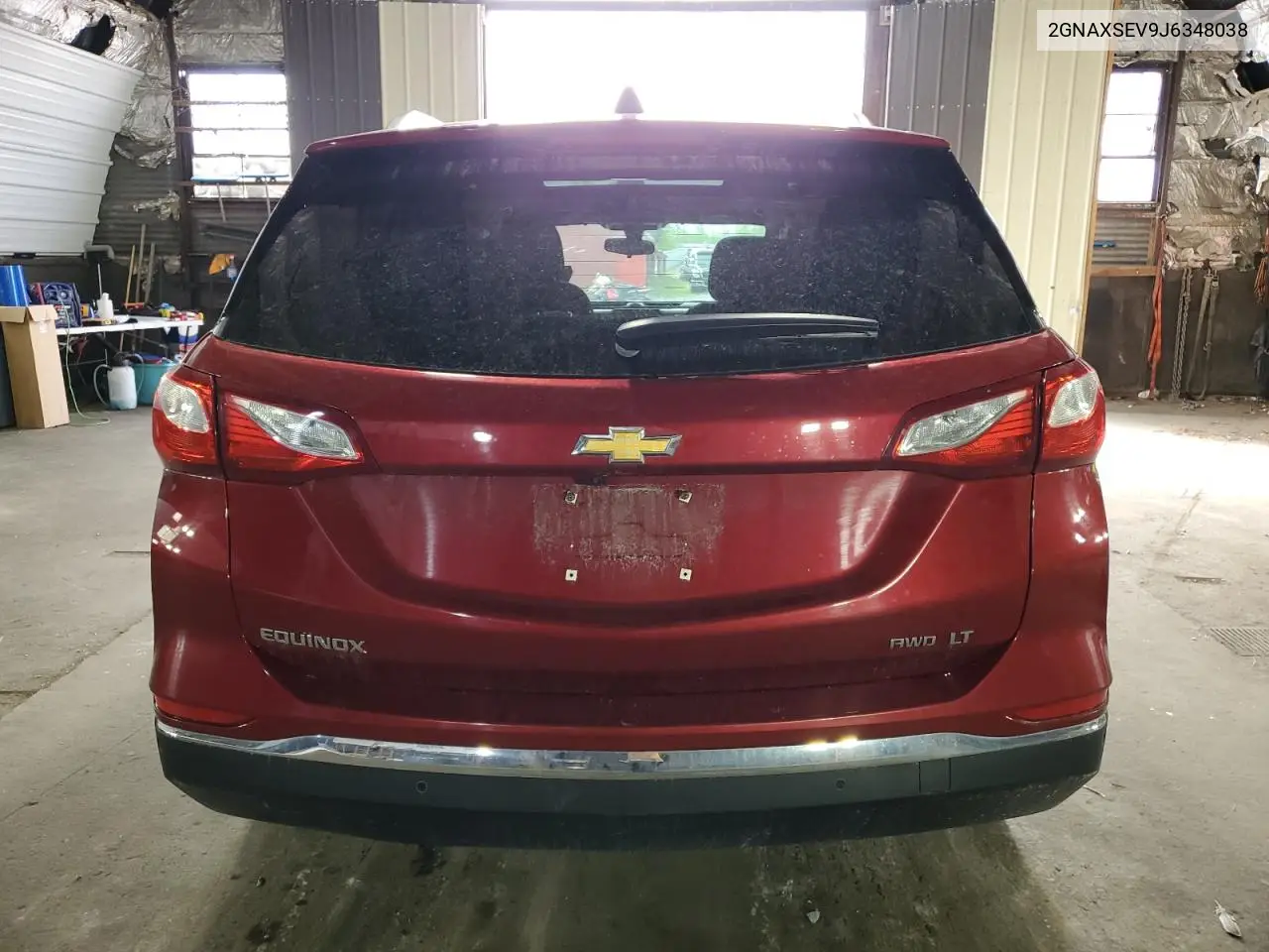 2018 Chevrolet Equinox Lt VIN: 2GNAXSEV9J6348038 Lot: 56323575