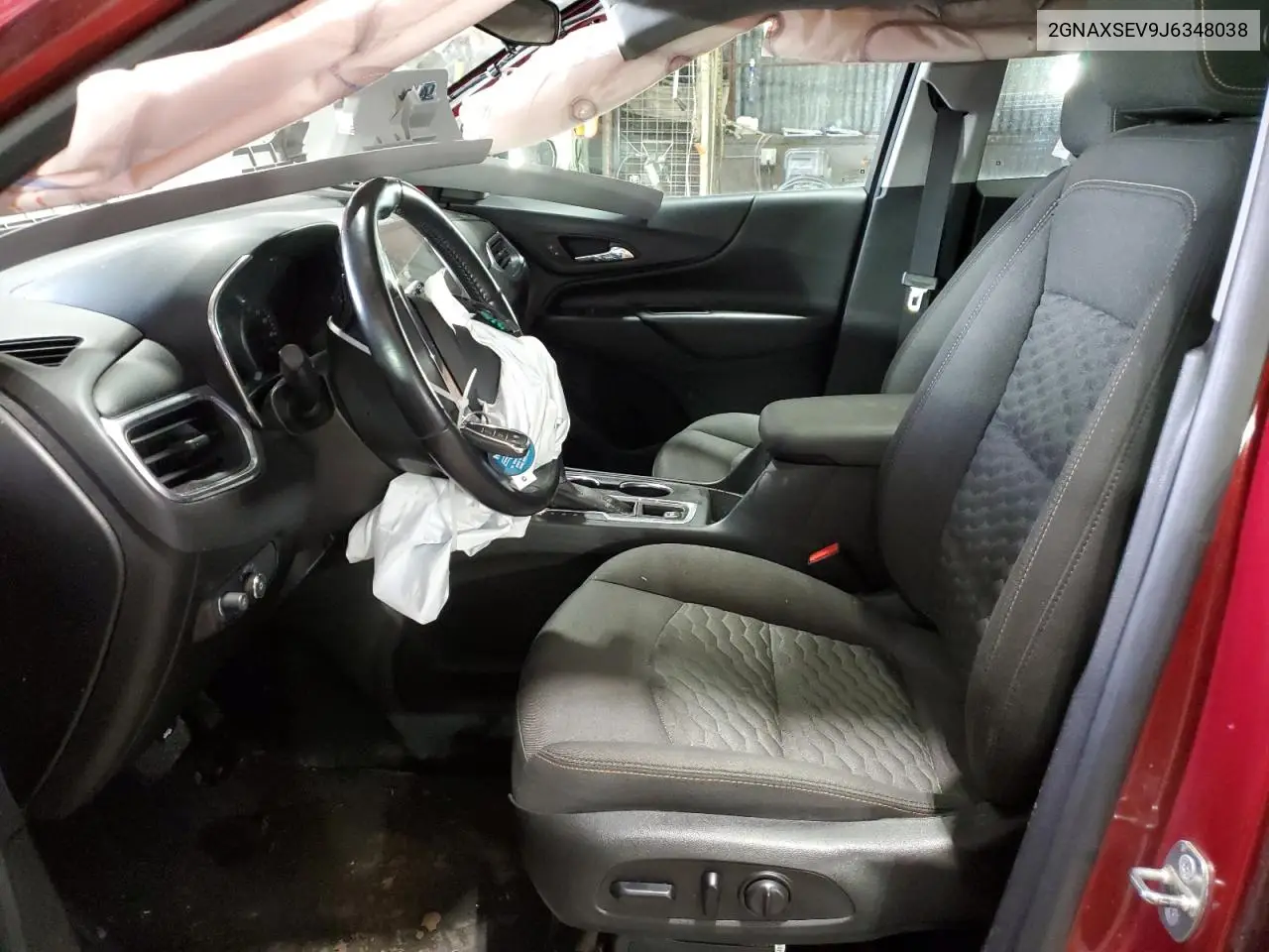 2018 Chevrolet Equinox Lt VIN: 2GNAXSEV9J6348038 Lot: 56323575