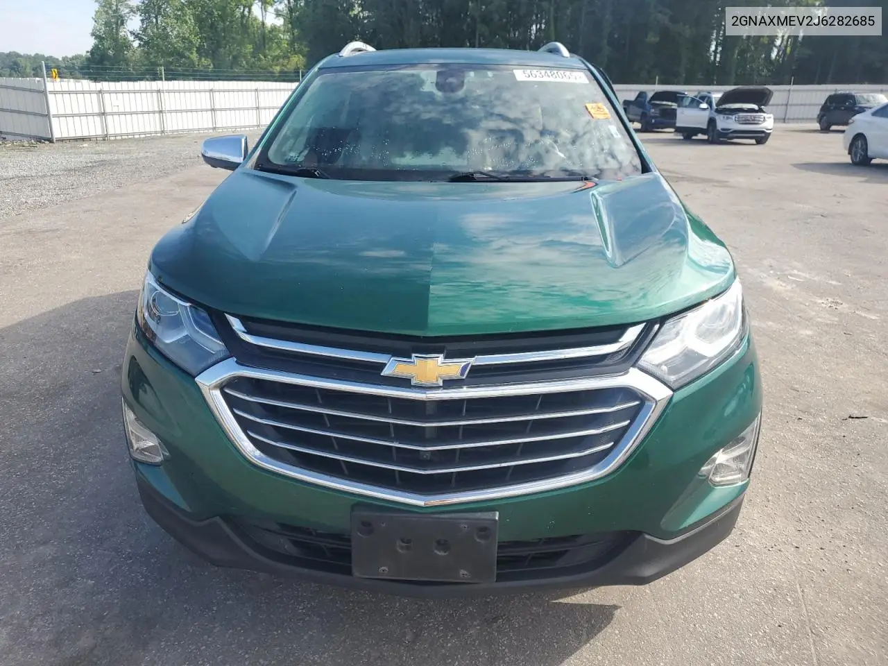 2018 Chevrolet Equinox Premier VIN: 2GNAXMEV2J6282685 Lot: 56348065