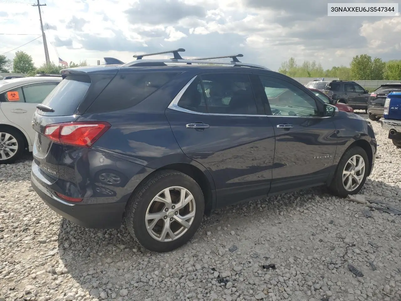 2018 Chevrolet Equinox Premier VIN: 3GNAXXEU6JS547344 Lot: 56661115