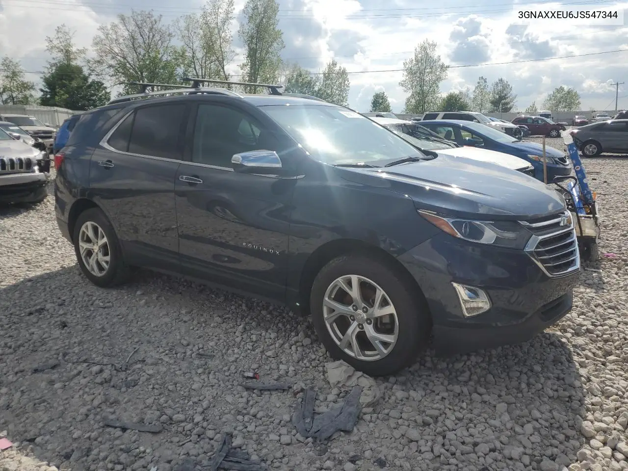 2018 Chevrolet Equinox Premier VIN: 3GNAXXEU6JS547344 Lot: 56661115