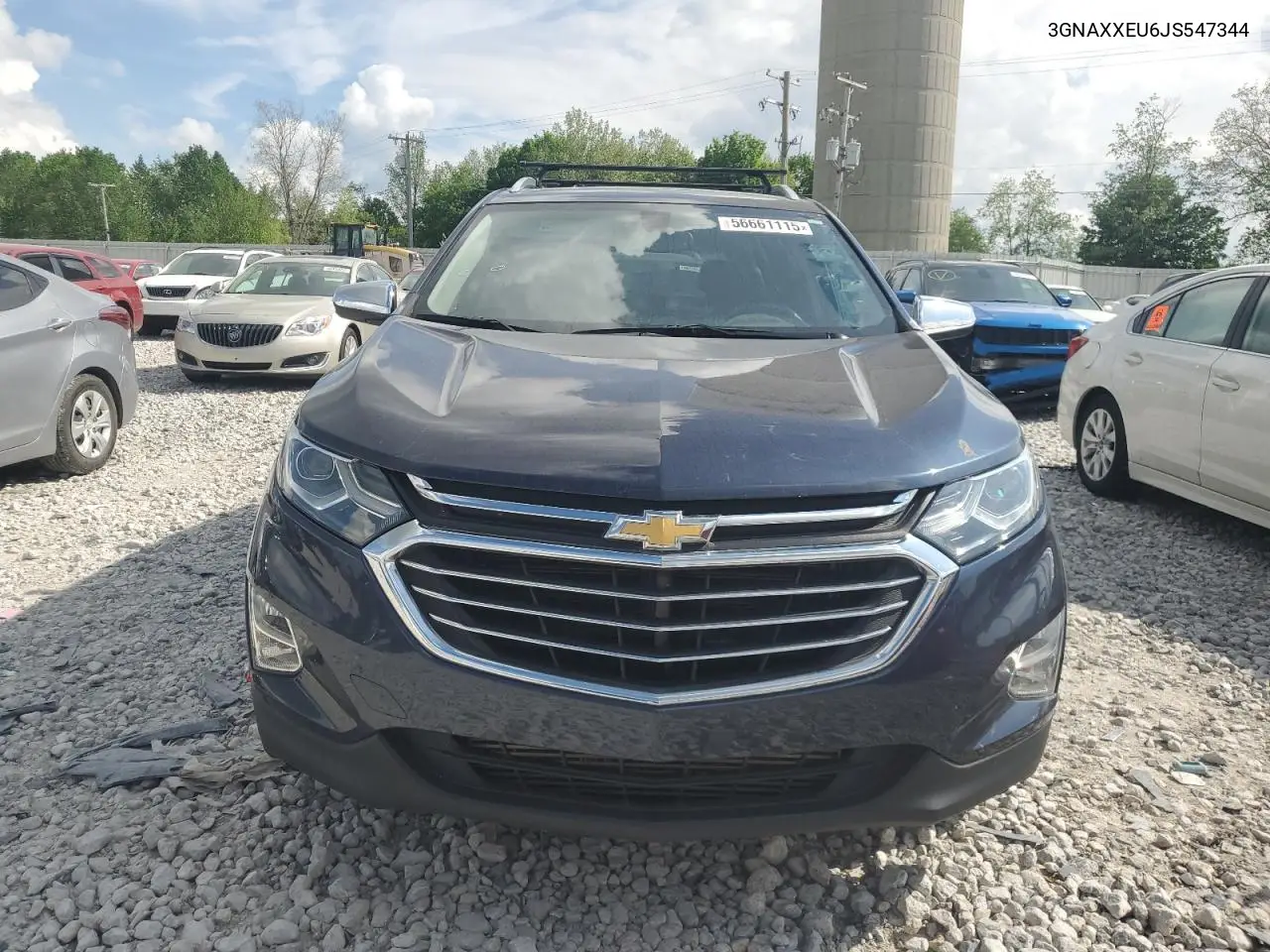 2018 Chevrolet Equinox Premier VIN: 3GNAXXEU6JS547344 Lot: 56661115