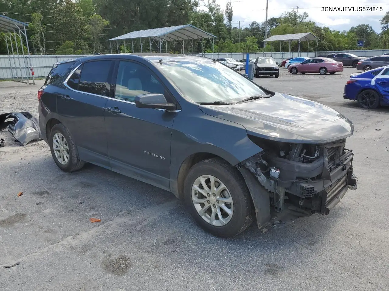 2018 Chevrolet Equinox Lt VIN: 3GNAXJEV1JS574845 Lot: 56745235