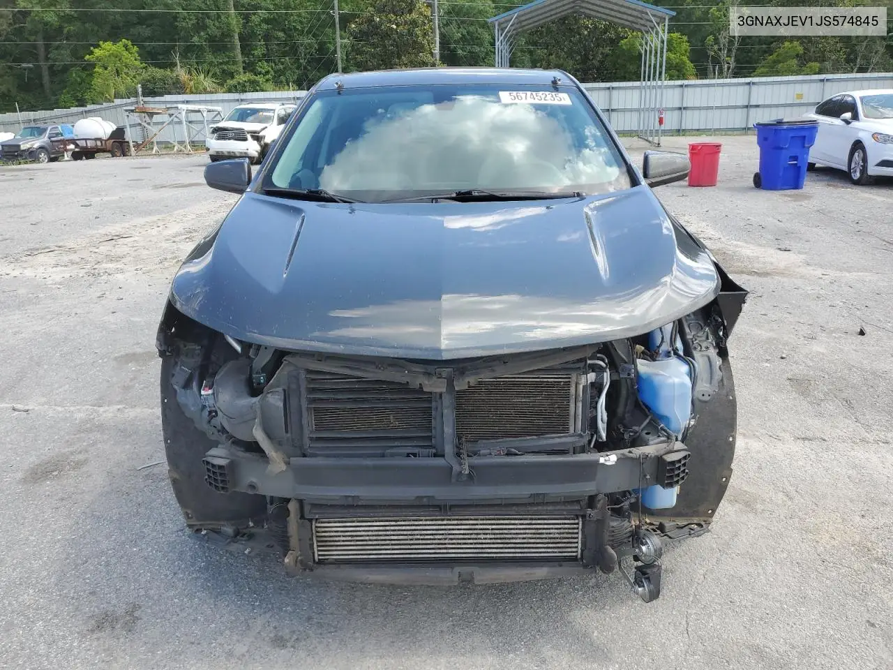 2018 Chevrolet Equinox Lt VIN: 3GNAXJEV1JS574845 Lot: 56745235
