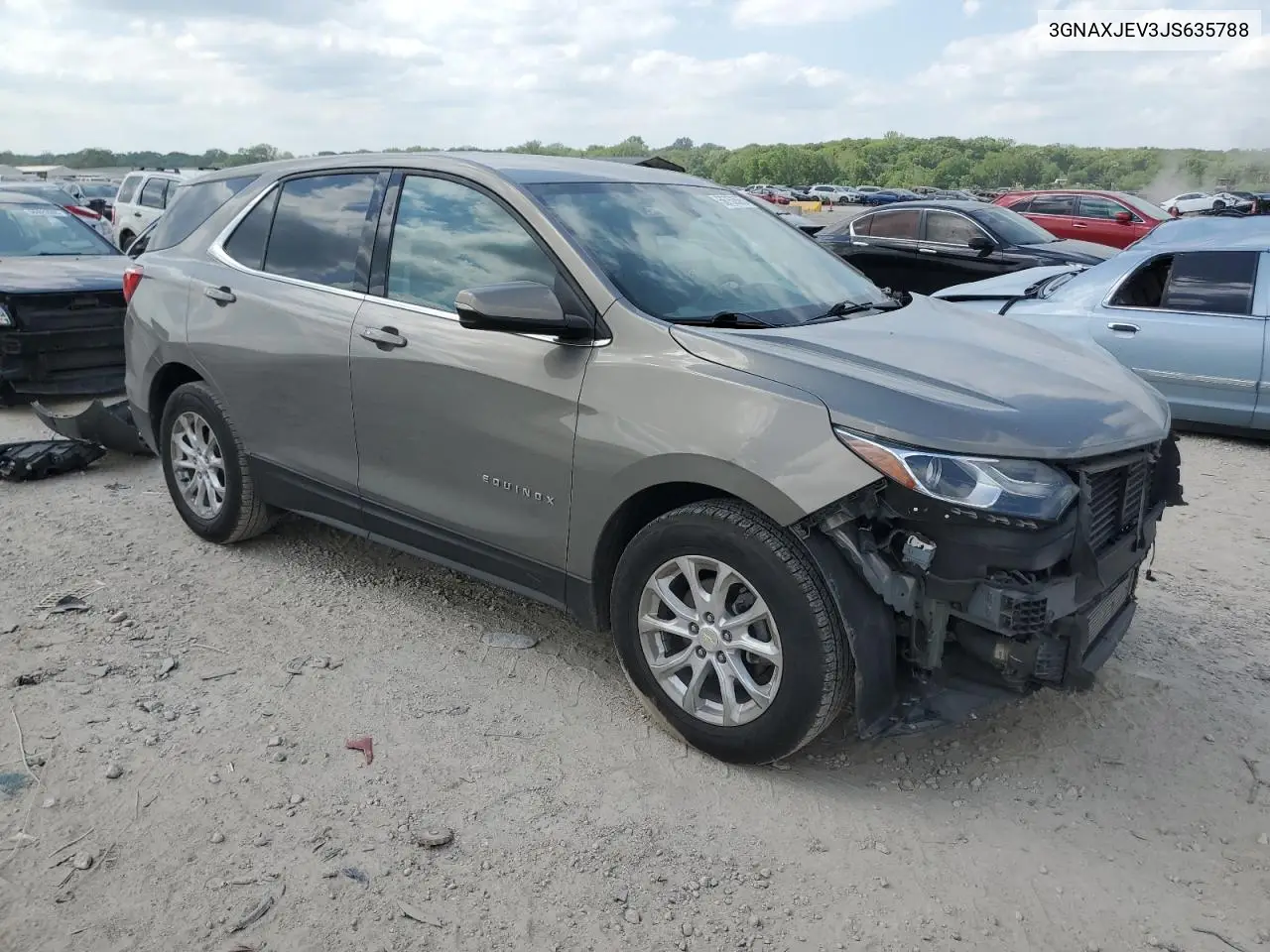 2018 Chevrolet Equinox Lt VIN: 3GNAXJEV3JS635788 Lot: 56753565
