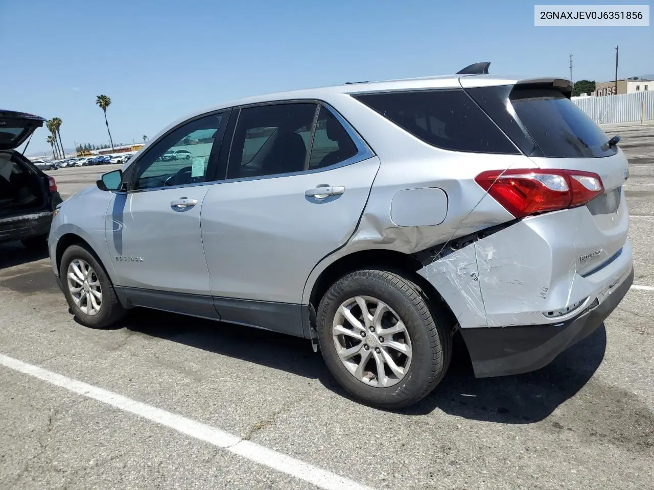 2018 Chevrolet Equinox Lt VIN: 2GNAXJEV0J6351856 Lot: 56892575
