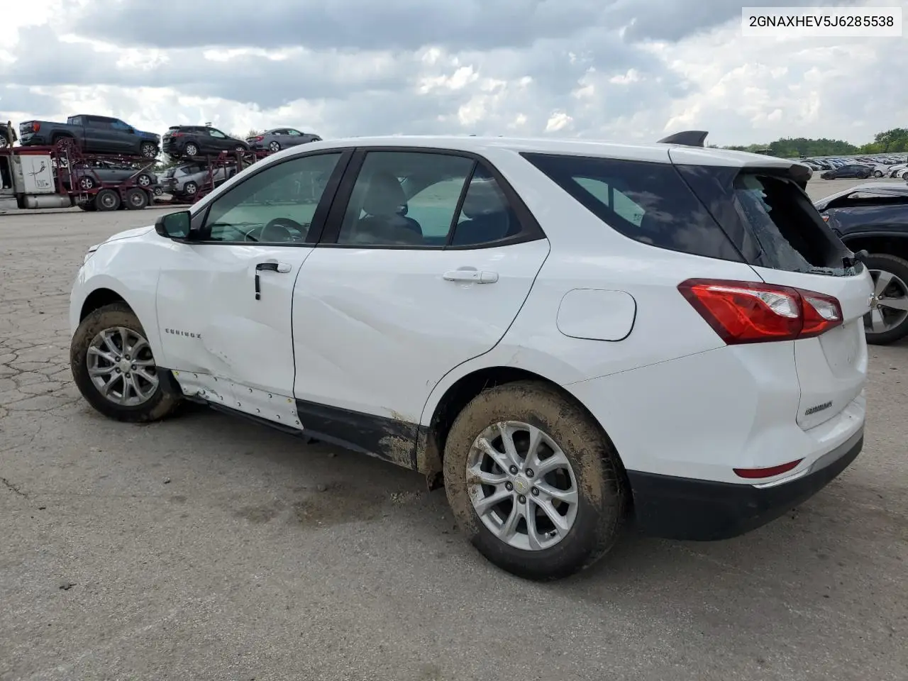 2018 Chevrolet Equinox Ls VIN: 2GNAXHEV5J6285538 Lot: 56920635