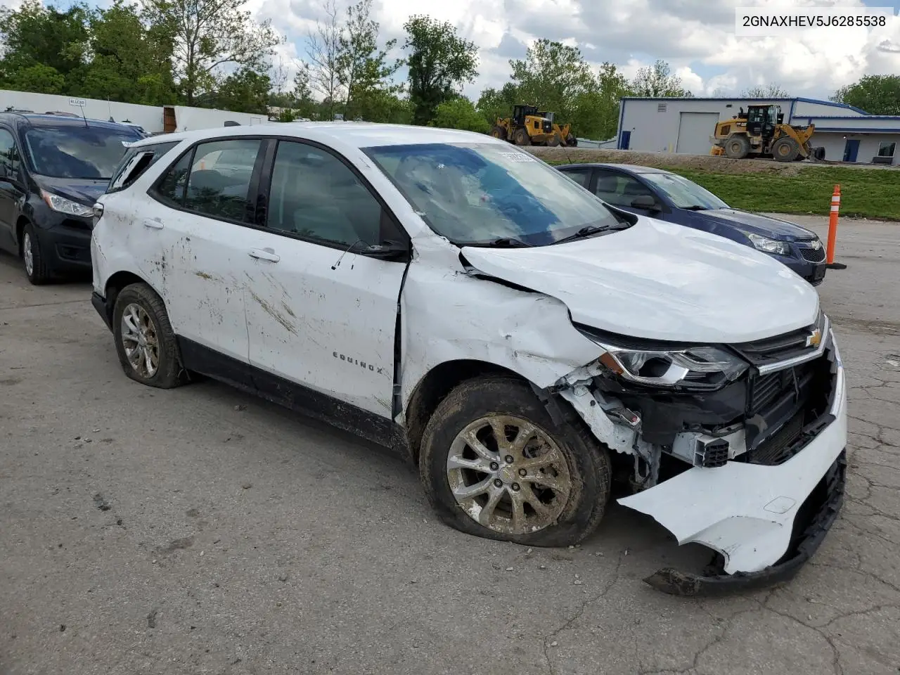 2018 Chevrolet Equinox Ls VIN: 2GNAXHEV5J6285538 Lot: 56920635