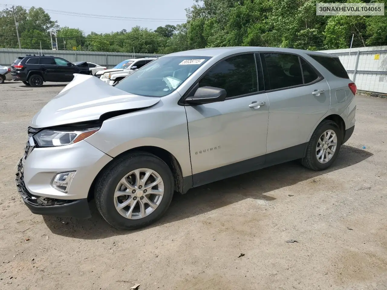 2018 Chevrolet Equinox Ls VIN: 3GNAXHEV0JL104065 Lot: 56938715