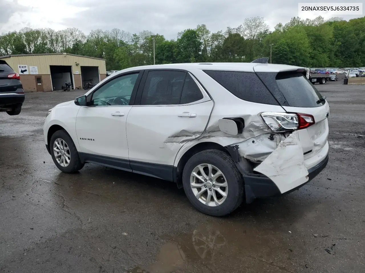 2018 Chevrolet Equinox Lt VIN: 2GNAXSEV5J6334735 Lot: 57116005