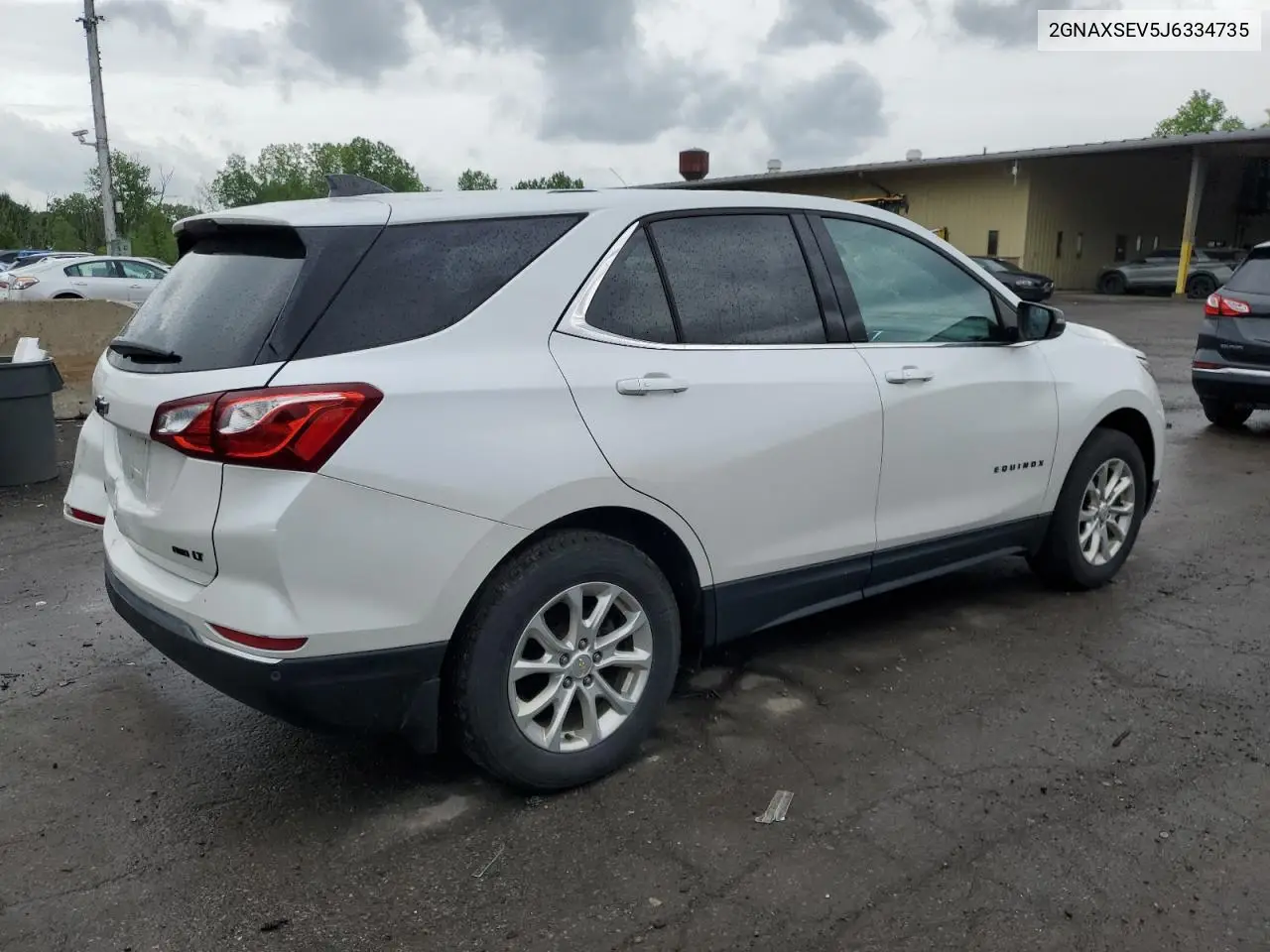 2018 Chevrolet Equinox Lt VIN: 2GNAXSEV5J6334735 Lot: 57116005