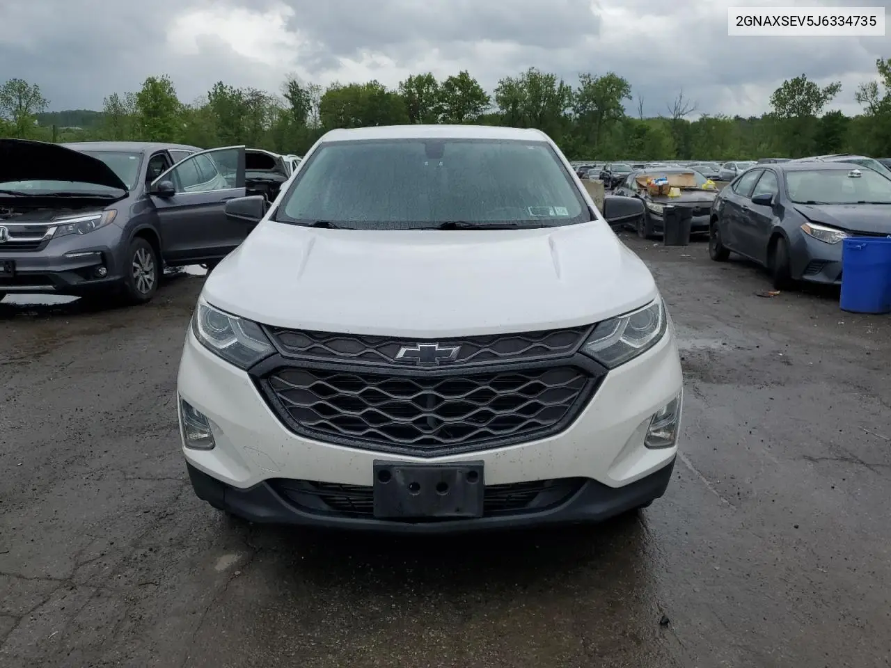 2018 Chevrolet Equinox Lt VIN: 2GNAXSEV5J6334735 Lot: 57116005