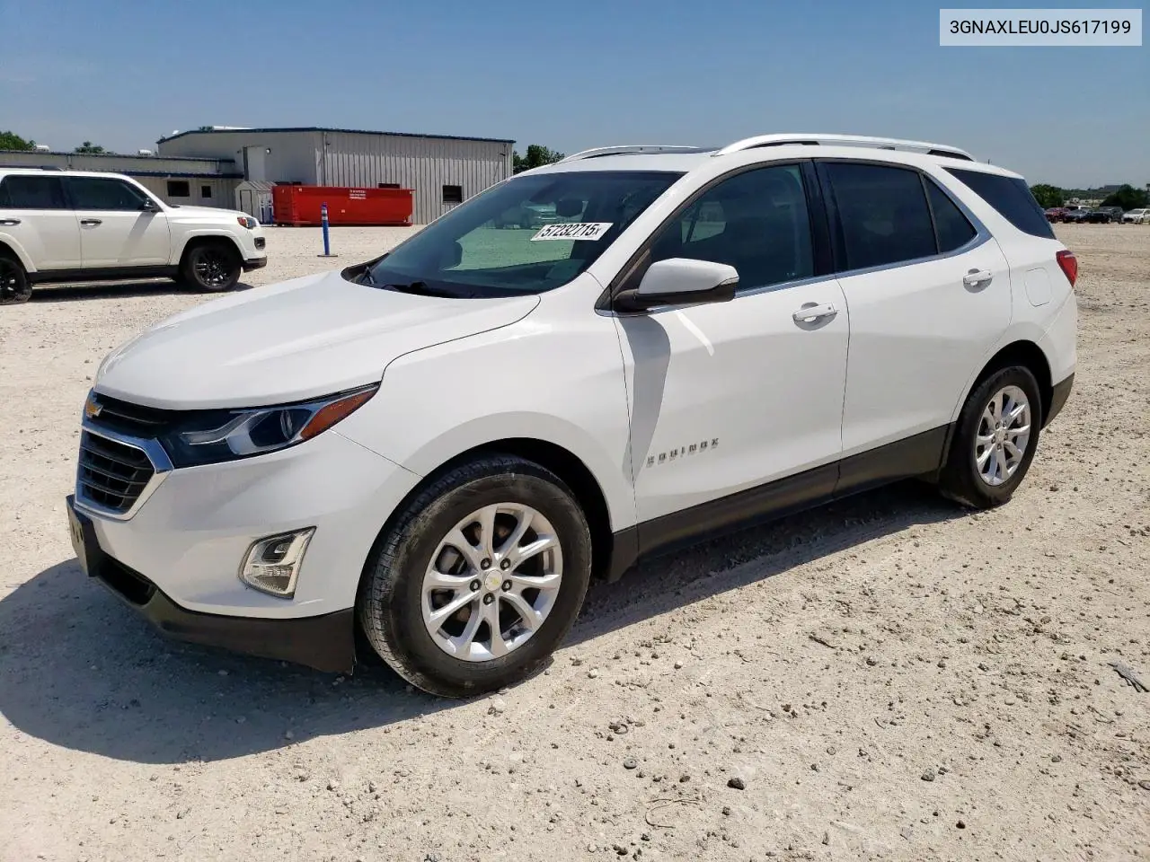 2018 Chevrolet Equinox Lt VIN: 3GNAXLEU0JS617199 Lot: 57232715
