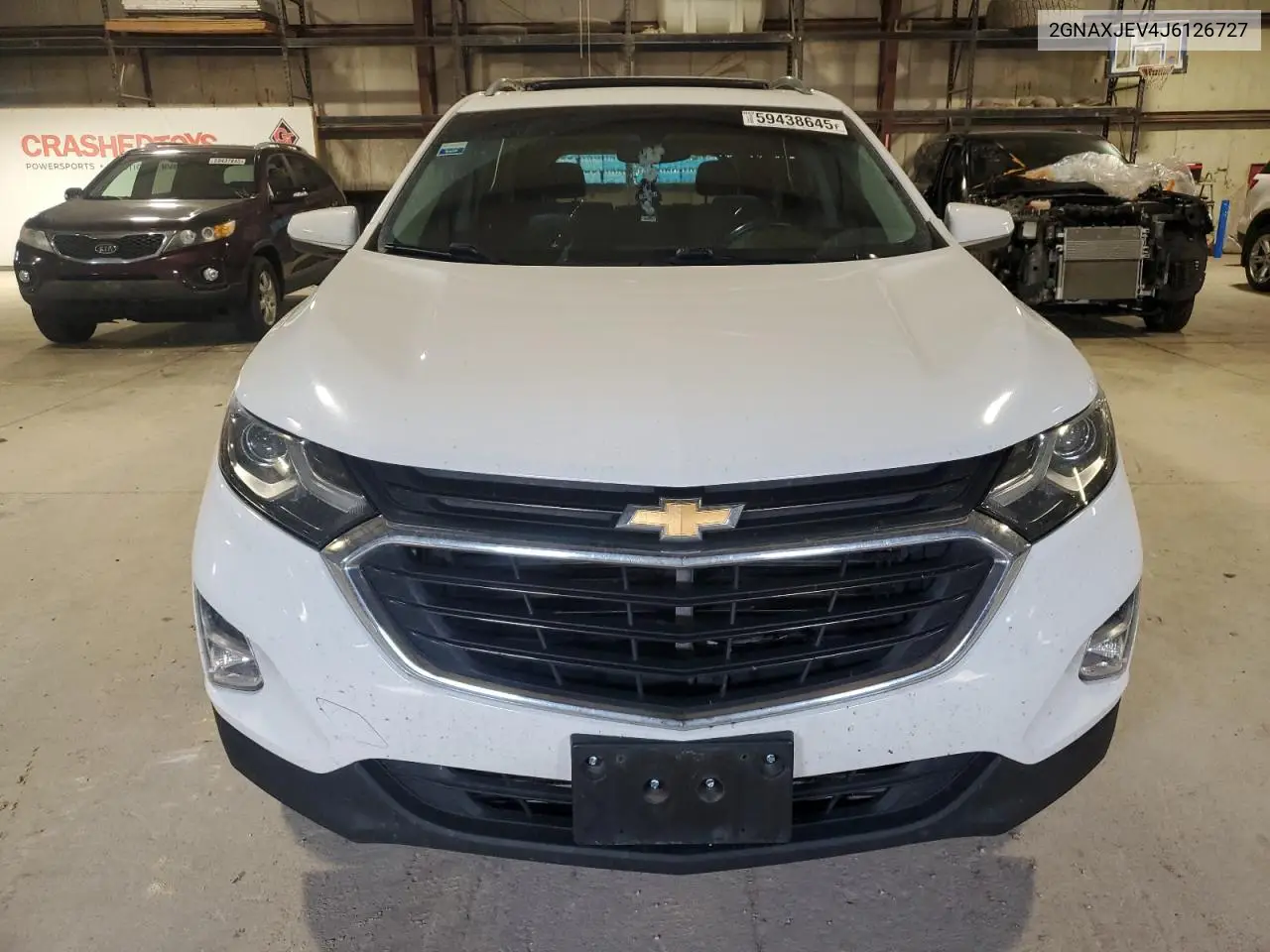 2018 Chevrolet Equinox Lt VIN: 2GNAXJEV4J6126727 Lot: 59438645