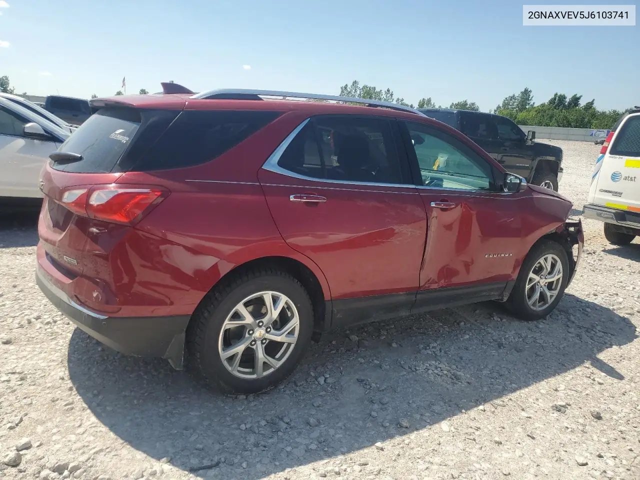 2018 Chevrolet Equinox Premier VIN: 2GNAXVEV5J6103741 Lot: 60978235
