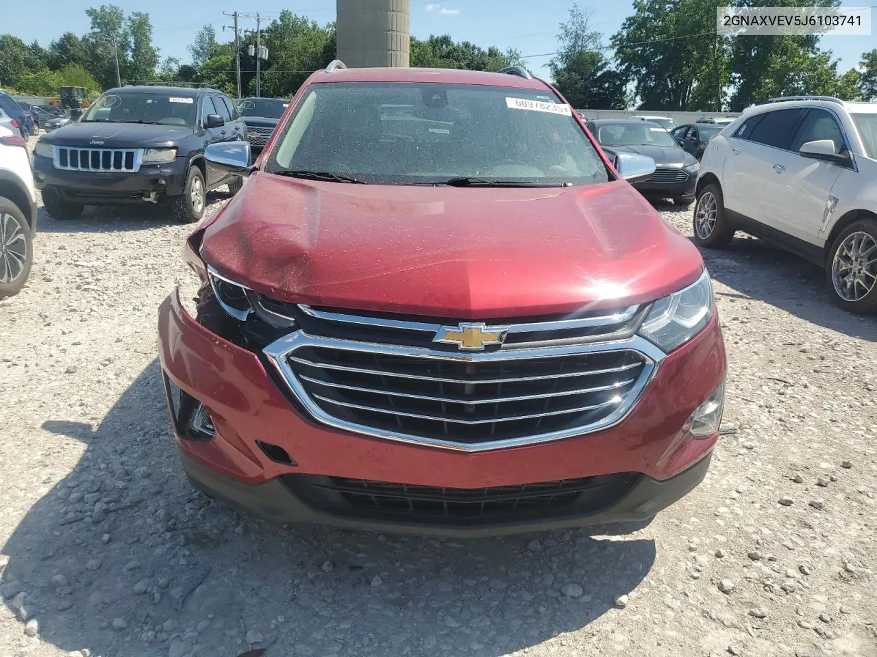 2018 Chevrolet Equinox Premier VIN: 2GNAXVEV5J6103741 Lot: 60978235