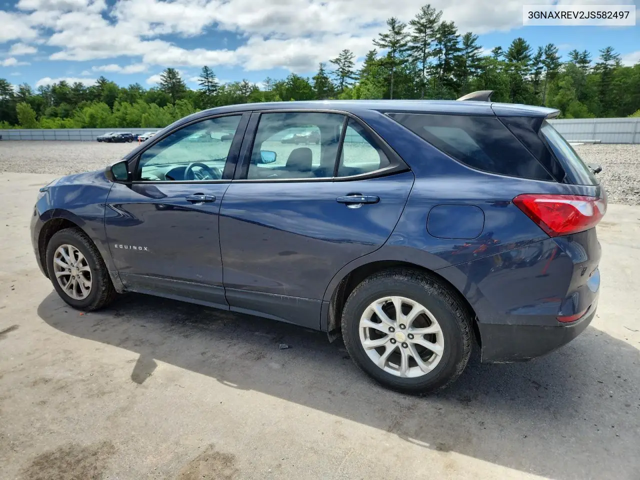 2018 Chevrolet Equinox Ls VIN: 3GNAXREV2JS582497 Lot: 61391955