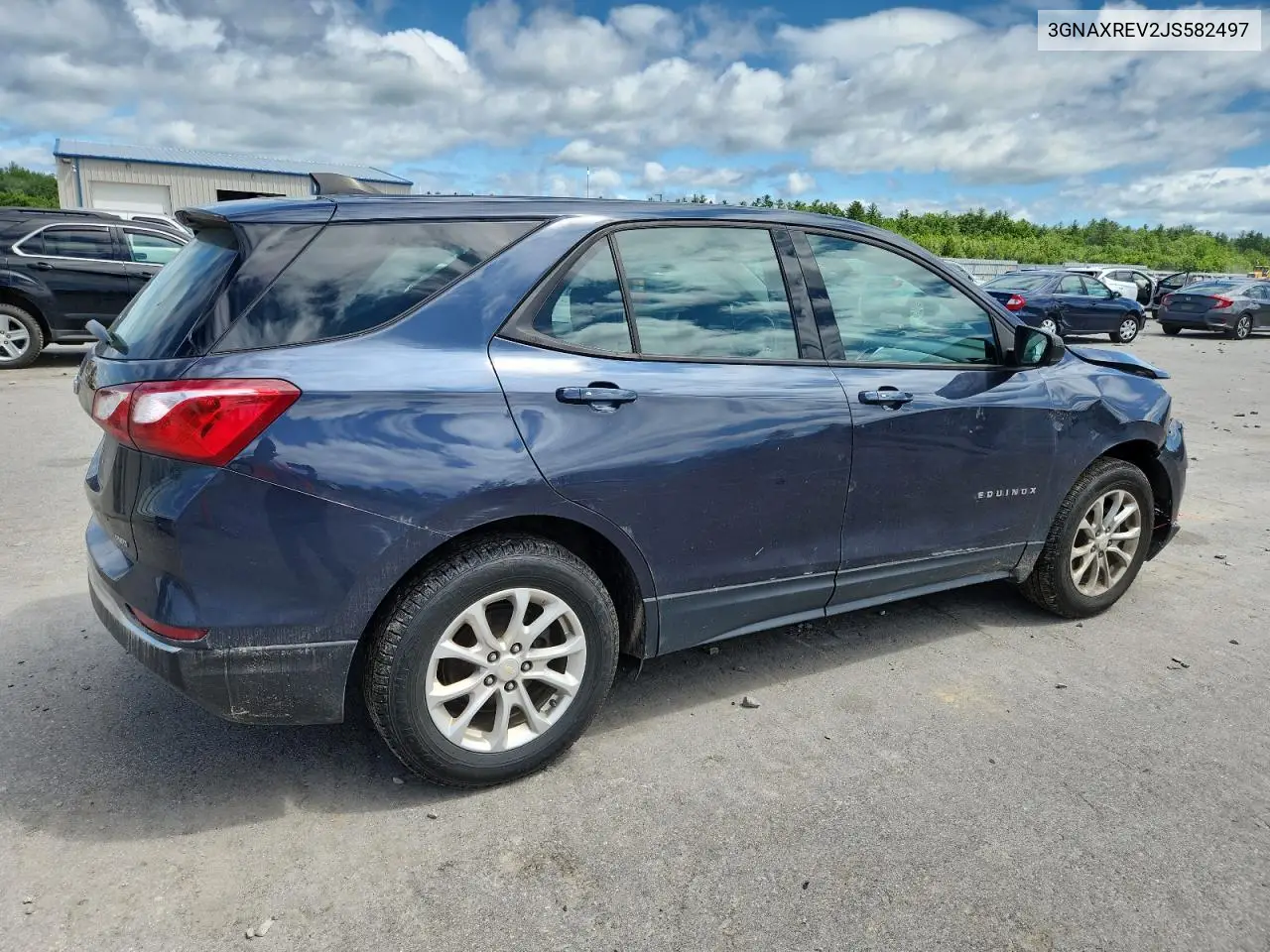 2018 Chevrolet Equinox Ls VIN: 3GNAXREV2JS582497 Lot: 61391955