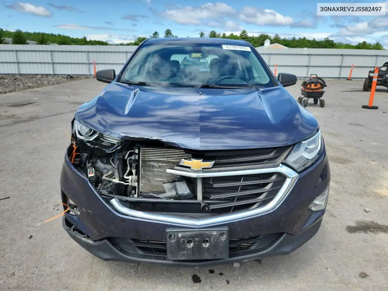 2018 Chevrolet Equinox Ls VIN: 3GNAXREV2JS582497 Lot: 61391955