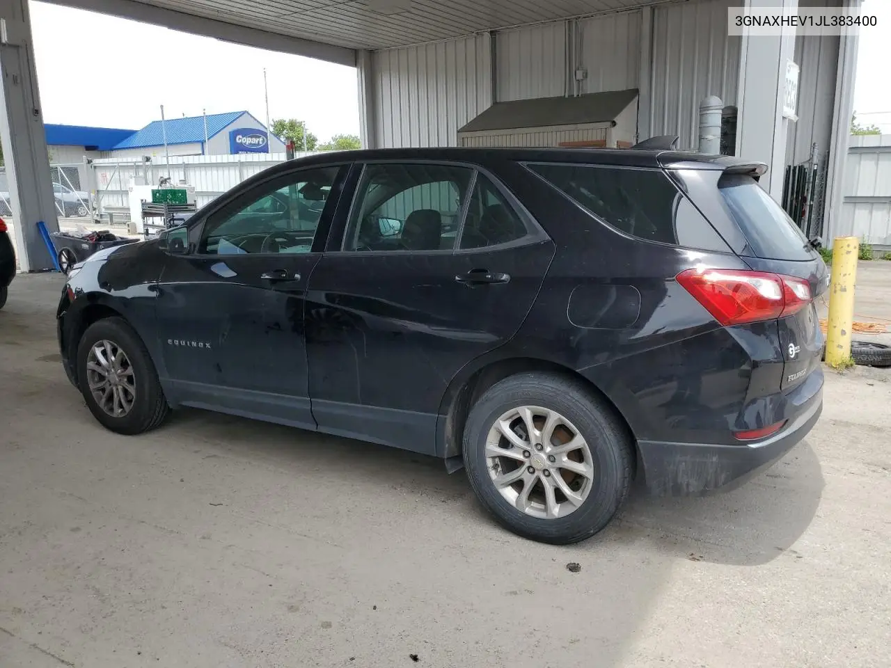 2018 Chevrolet Equinox Ls VIN: 3GNAXHEV1JL383400 Lot: 61842015