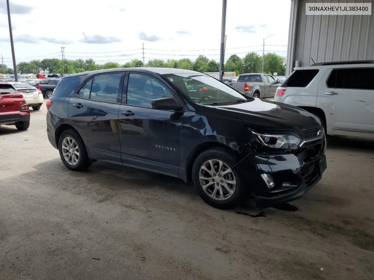 2018 Chevrolet Equinox Ls VIN: 3GNAXHEV1JL383400 Lot: 61842015