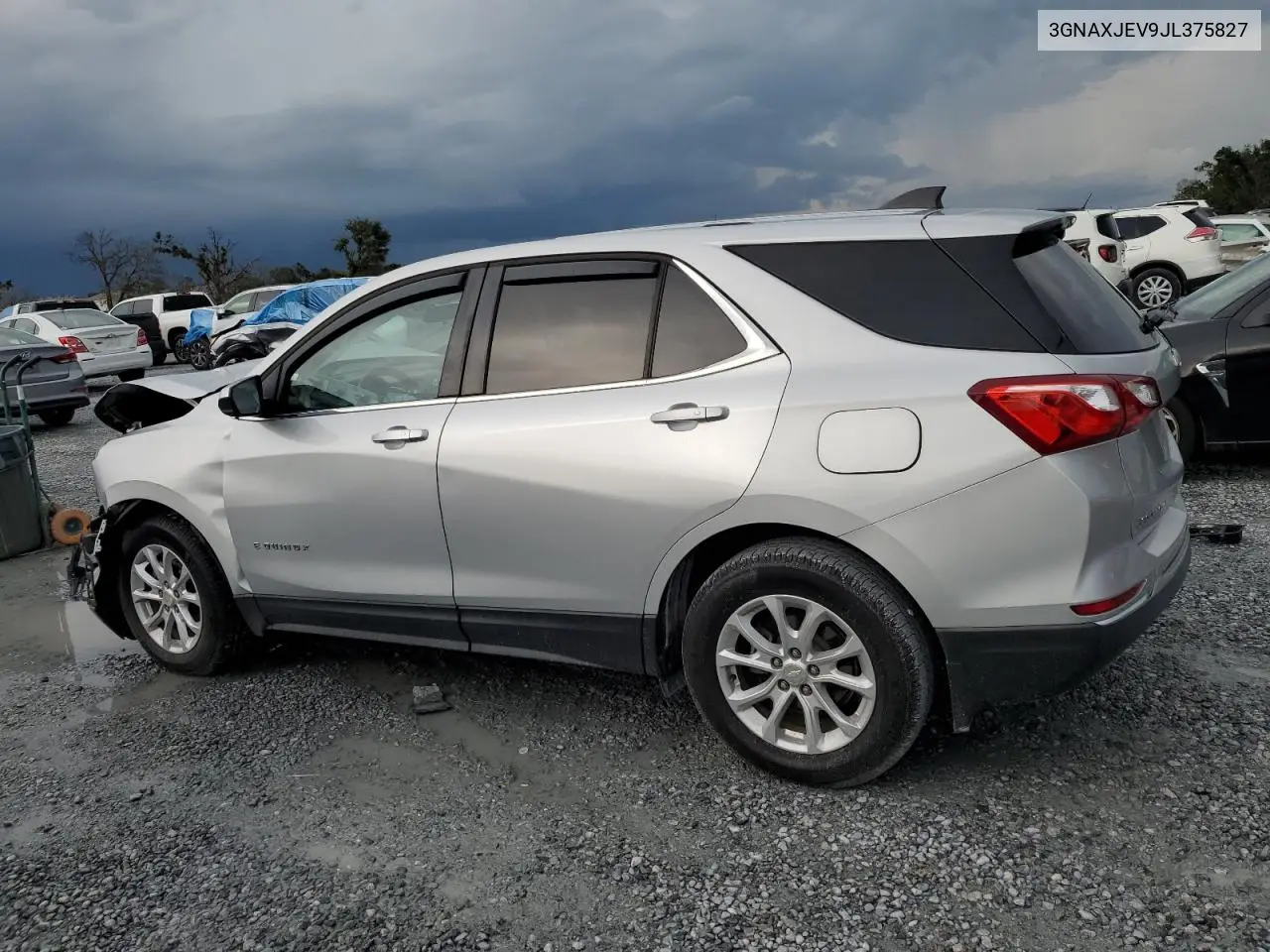2018 Chevrolet Equinox Lt VIN: 3GNAXJEV9JL375827 Lot: 62064435