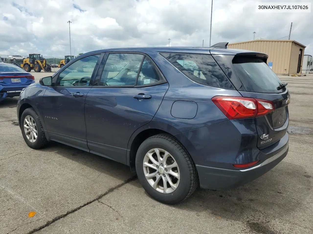2018 Chevrolet Equinox Ls VIN: 3GNAXHEV7JL107626 Lot: 62135125
