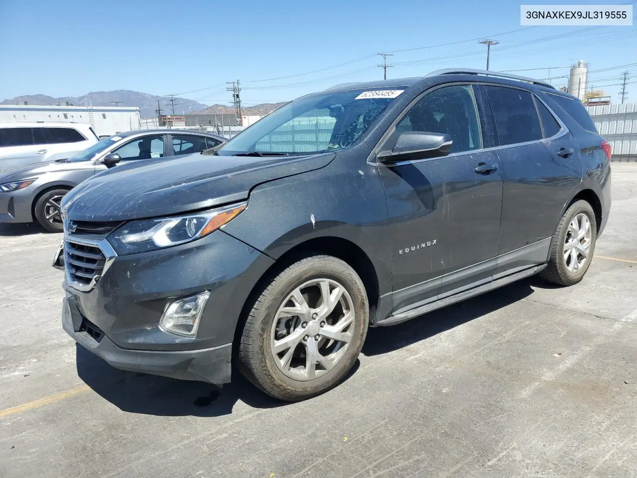 2018 Chevrolet Equinox Lt VIN: 3GNAXKEX9JL319555 Lot: 62384485