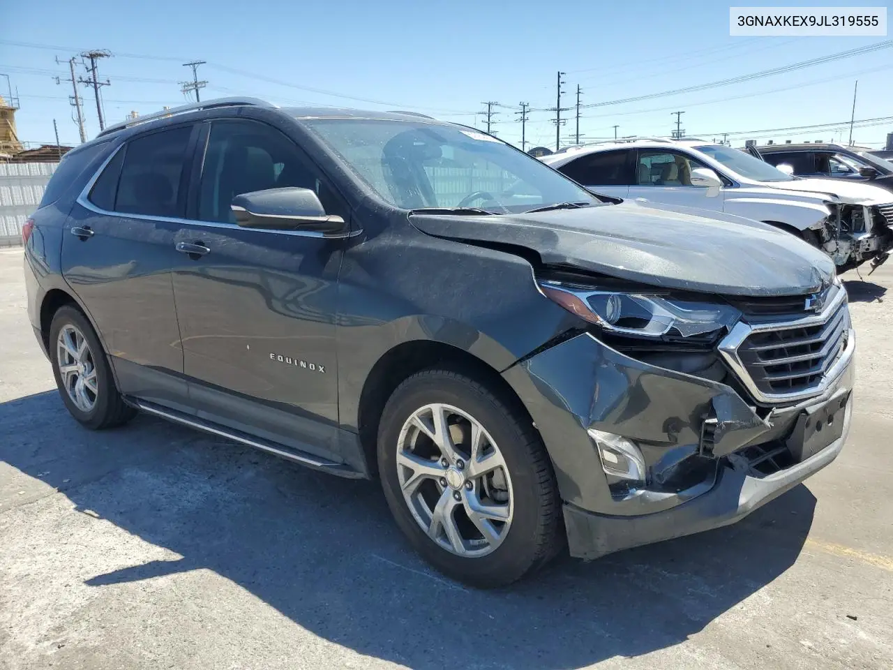 2018 Chevrolet Equinox Lt VIN: 3GNAXKEX9JL319555 Lot: 62384485
