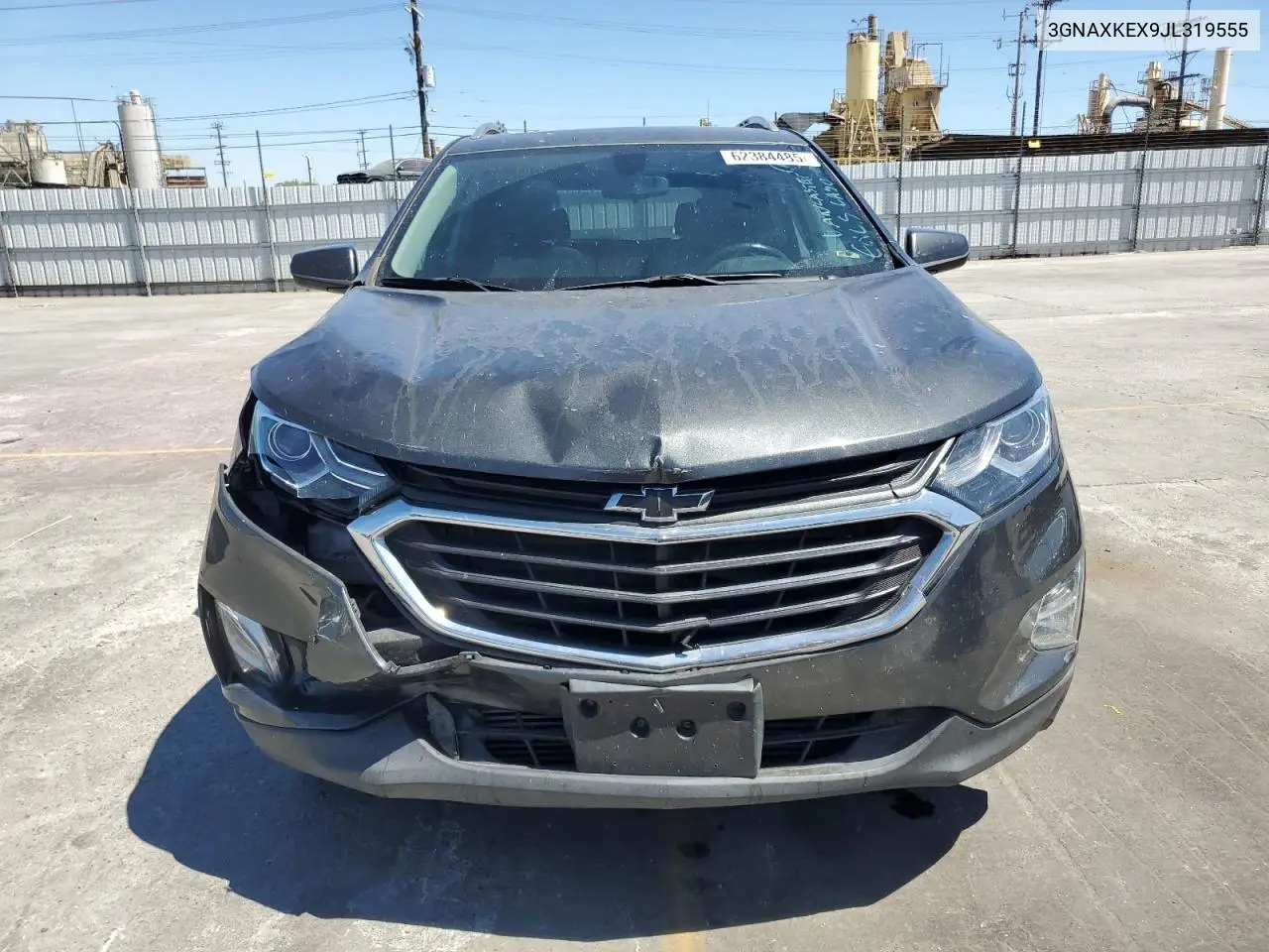 2018 Chevrolet Equinox Lt VIN: 3GNAXKEX9JL319555 Lot: 62384485