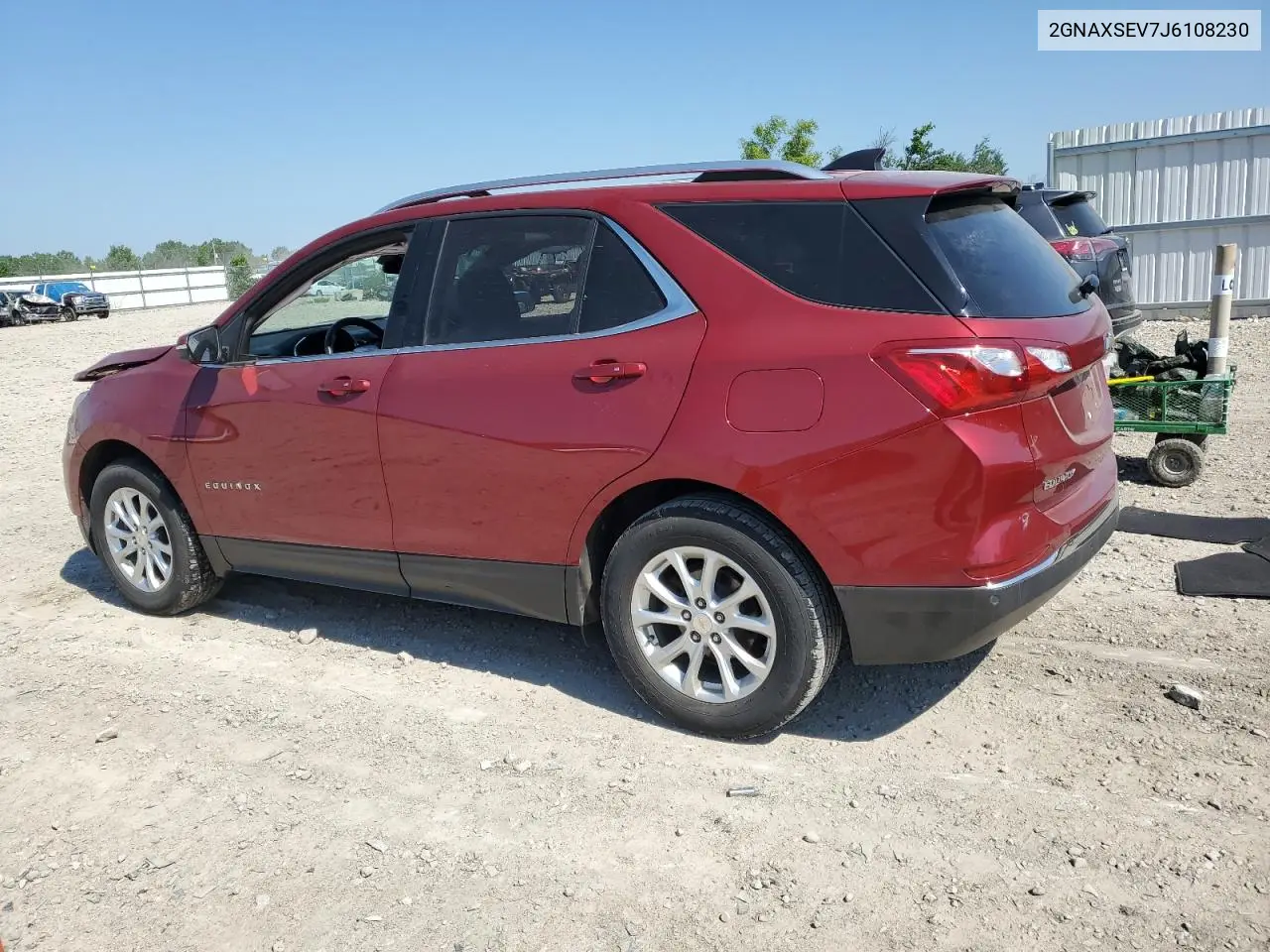 2018 Chevrolet Equinox Lt VIN: 2GNAXSEV7J6108230 Lot: 62471155
