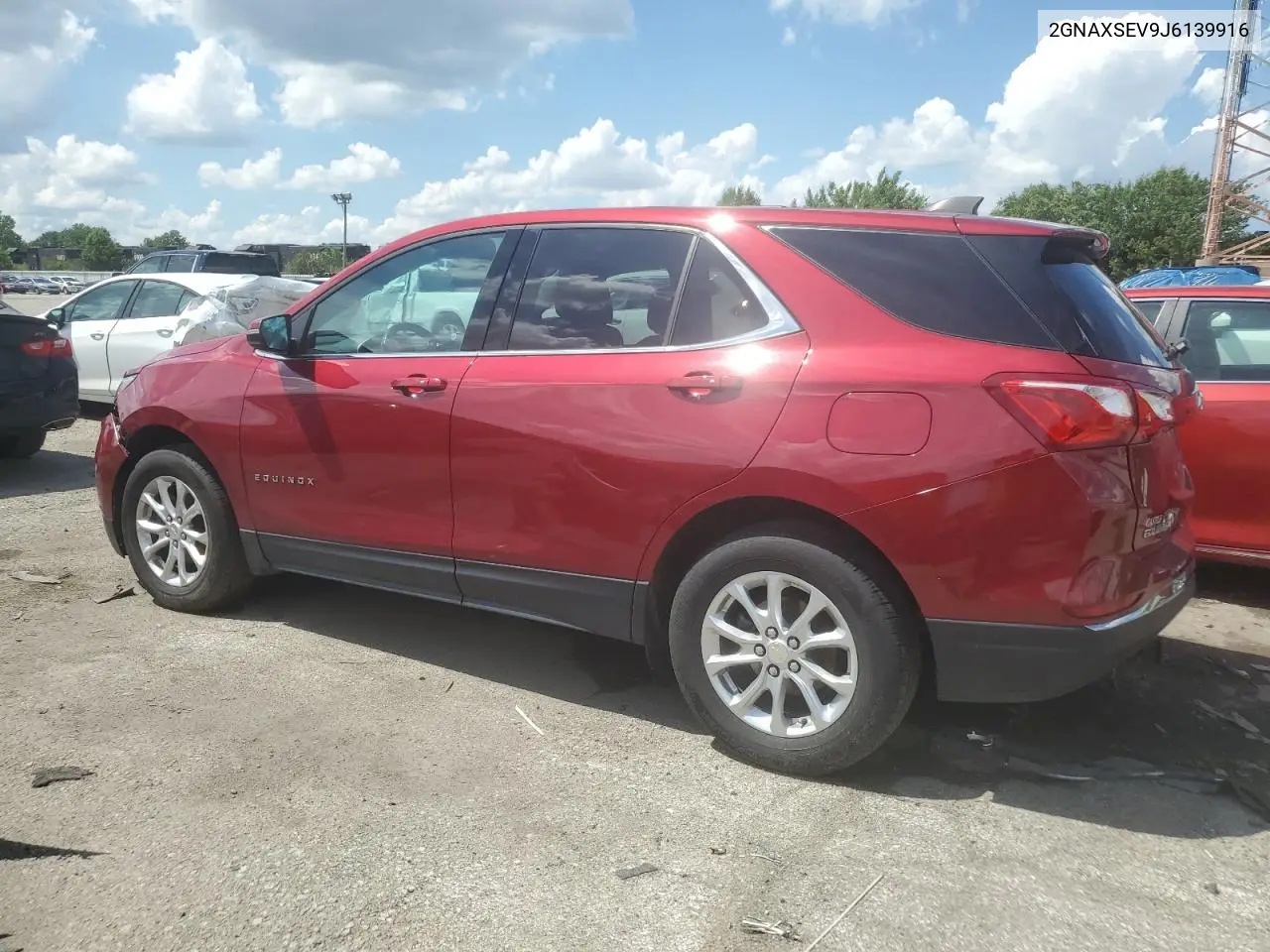 2018 Chevrolet Equinox Lt VIN: 2GNAXSEV9J6139916 Lot: 62575585