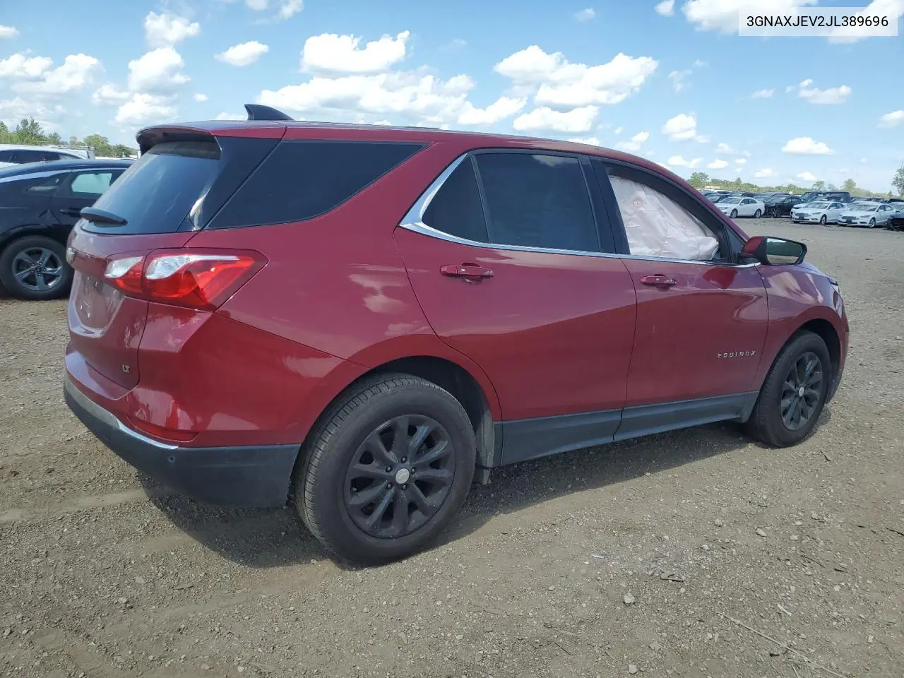 2018 Chevrolet Equinox Lt VIN: 3GNAXJEV2JL389696 Lot: 62735075