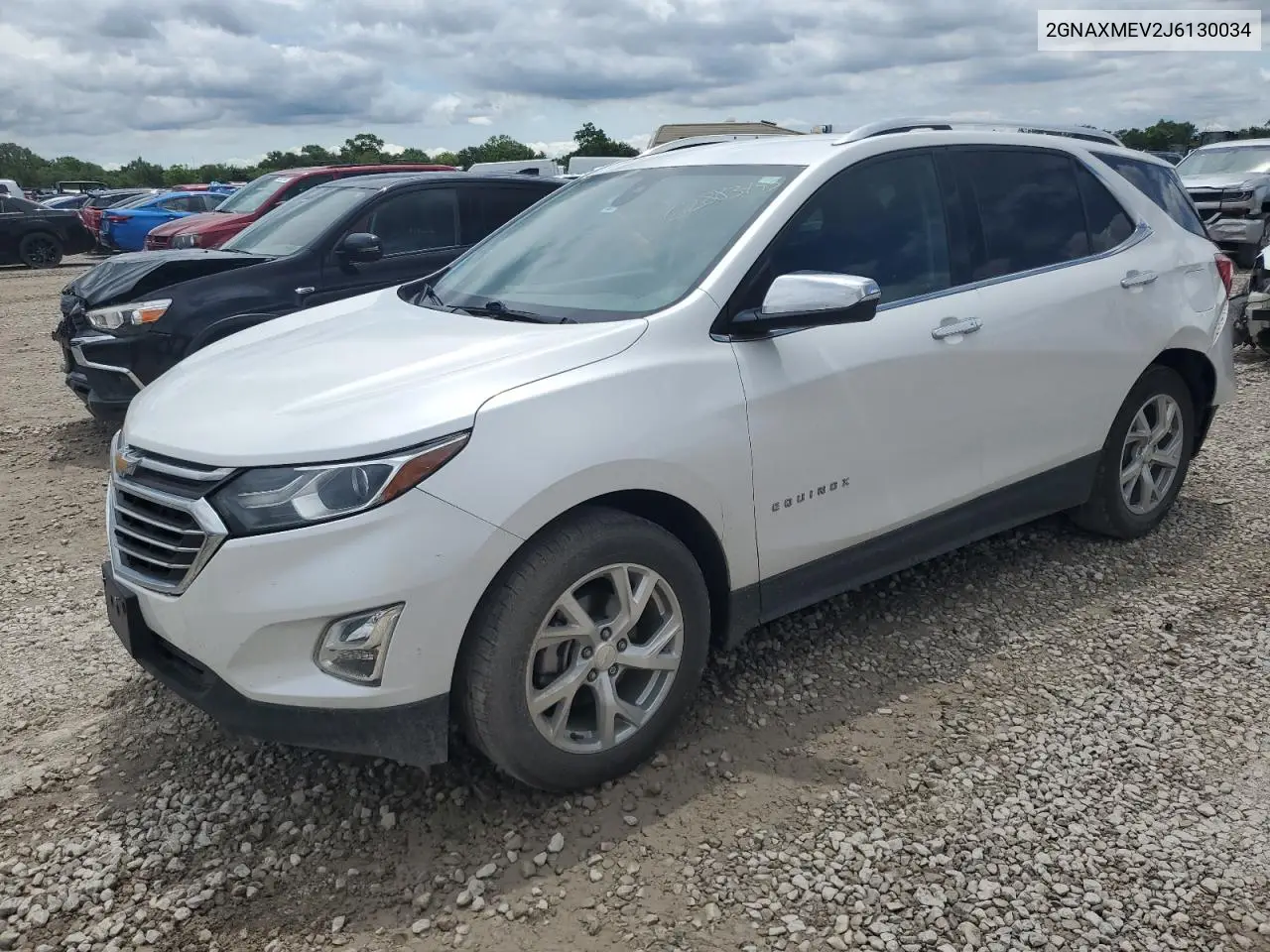 2018 Chevrolet Equinox Premier VIN: 2GNAXMEV2J6130034 Lot: 62883445
