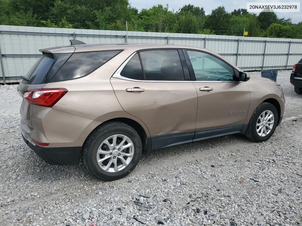 2018 Chevrolet Equinox Lt VIN: 2GNAXSEV3J6232978 Lot: 62914145