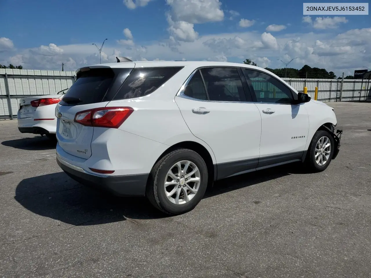 2018 Chevrolet Equinox Lt VIN: 2GNAXJEV5J6153452 Lot: 63000795