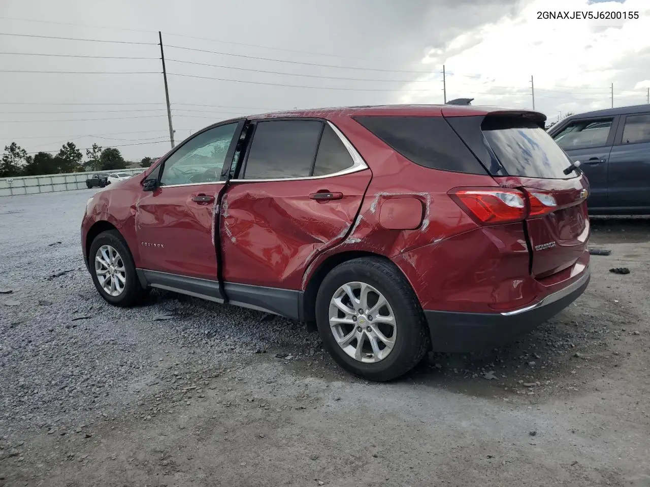 2018 Chevrolet Equinox Lt VIN: 2GNAXJEV5J6200155 Lot: 63286325
