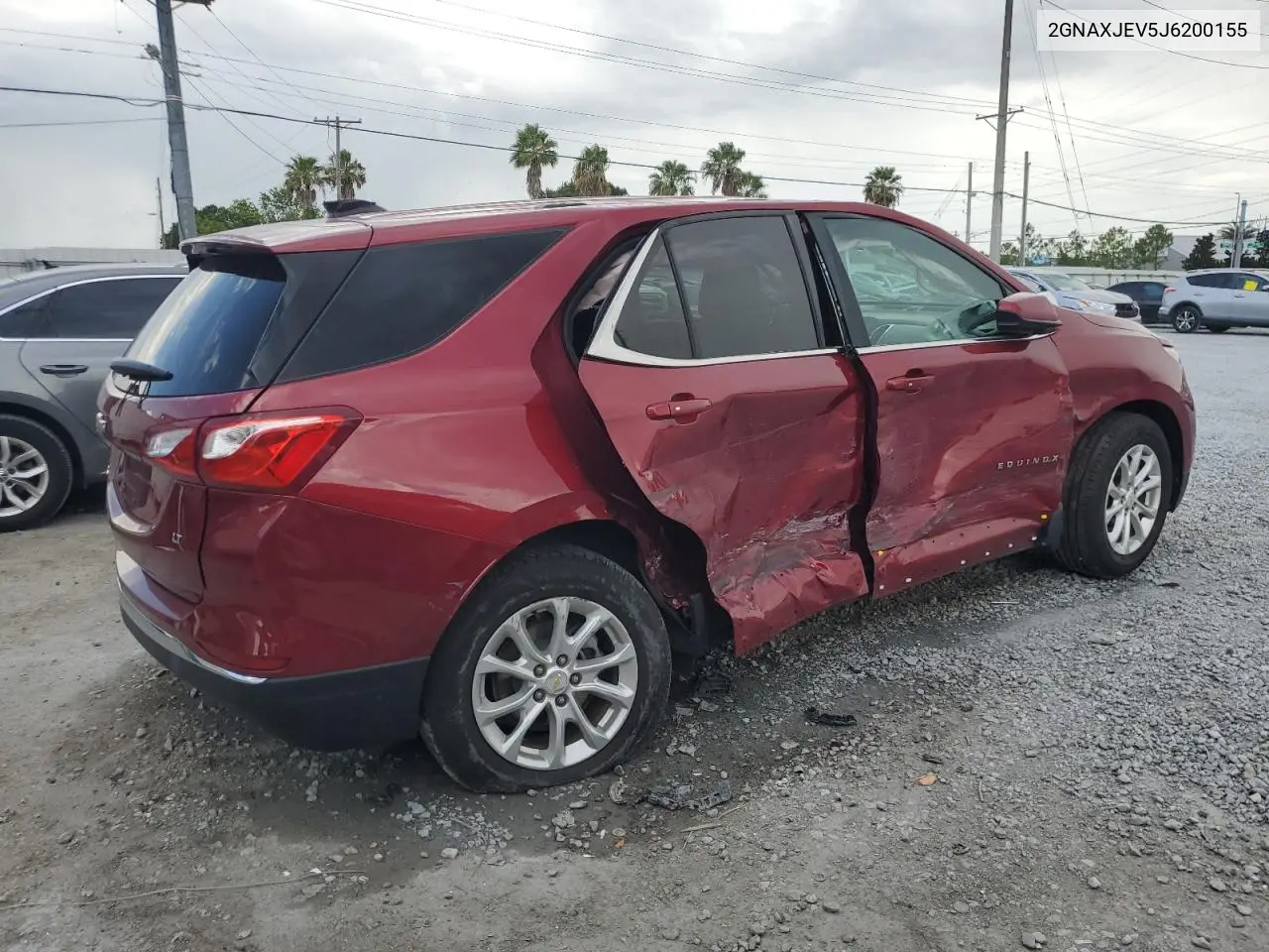 2018 Chevrolet Equinox Lt VIN: 2GNAXJEV5J6200155 Lot: 63286325