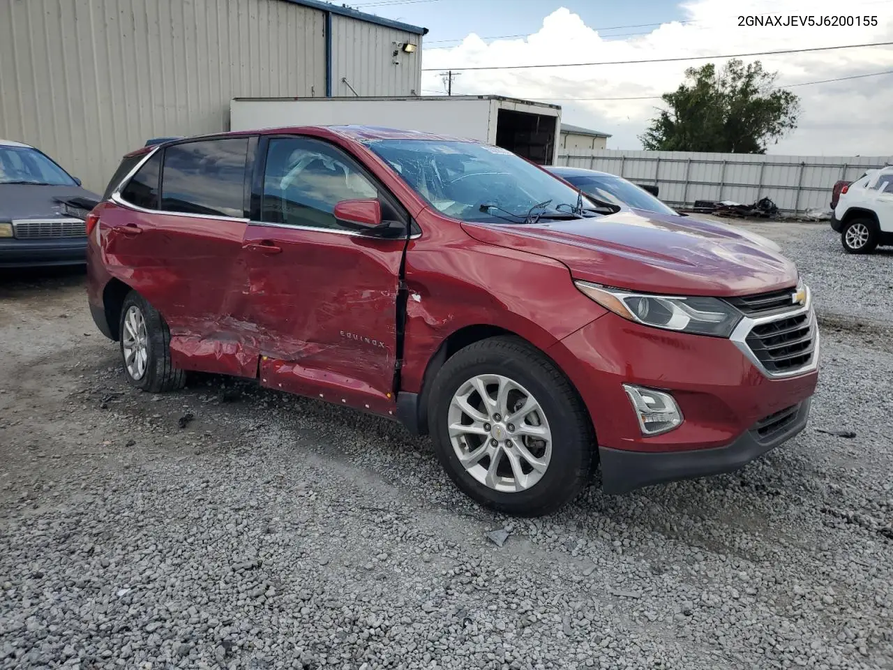 2018 Chevrolet Equinox Lt VIN: 2GNAXJEV5J6200155 Lot: 63286325