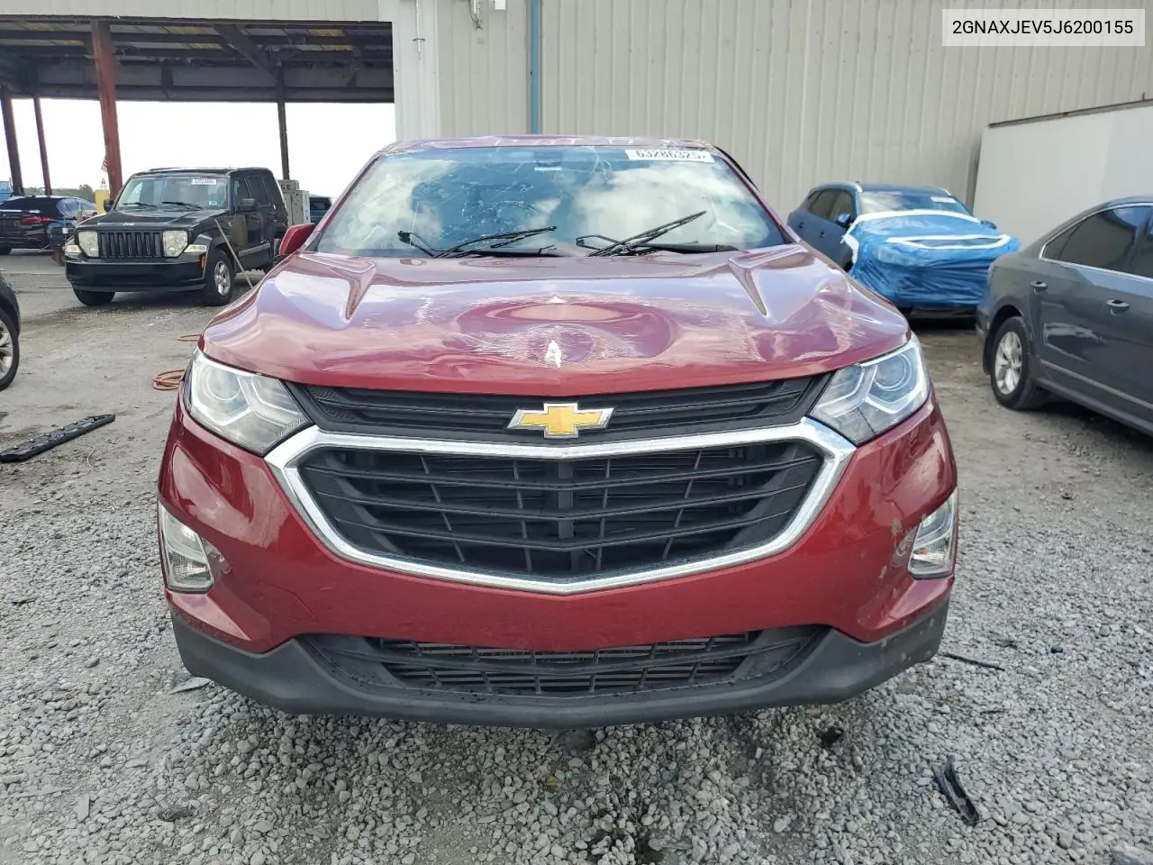 2018 Chevrolet Equinox Lt VIN: 2GNAXJEV5J6200155 Lot: 63286325