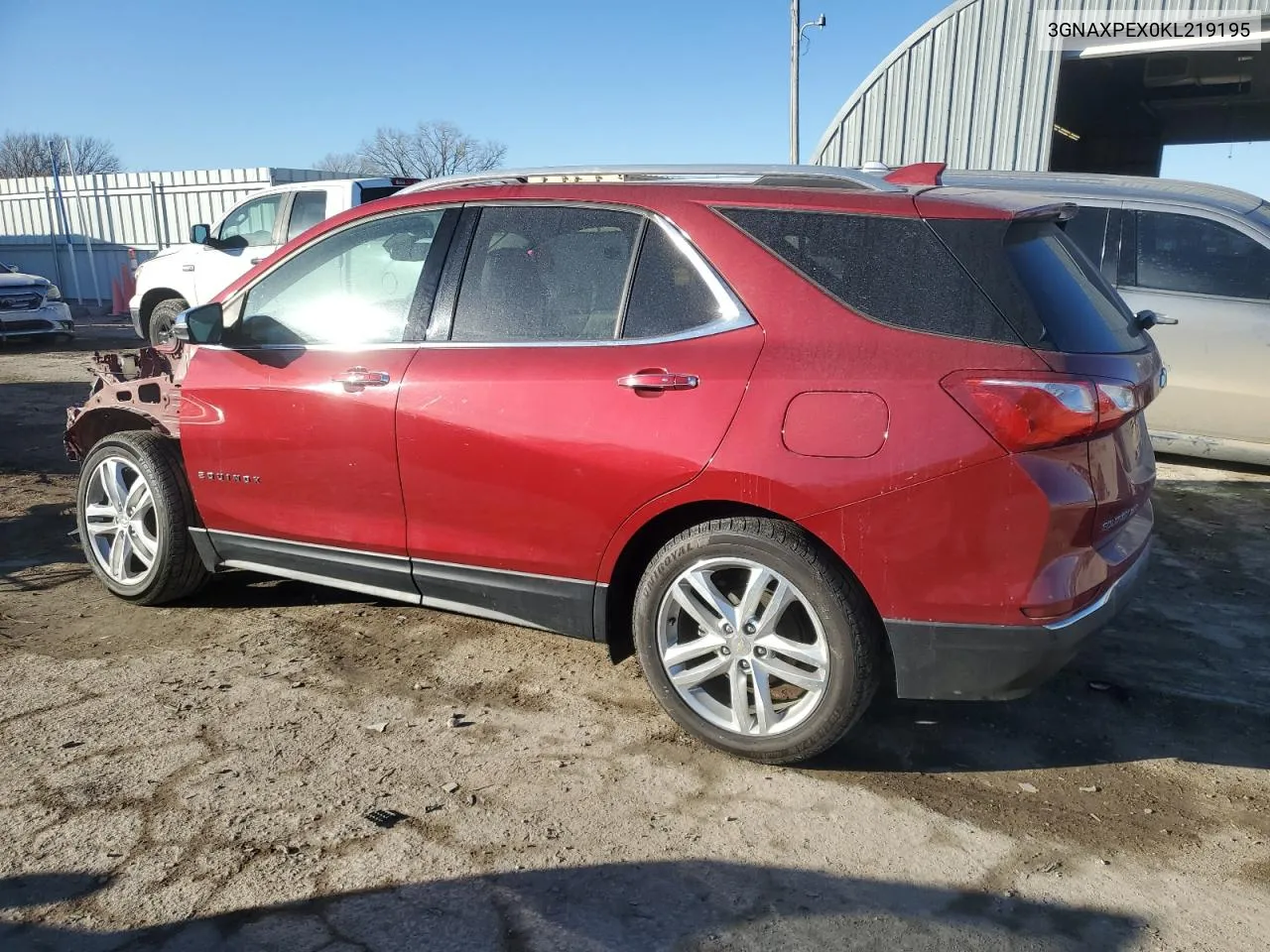2019 Chevrolet Equinox Premier VIN: 3GNAXPEX0KL219195 Lot: 43019925
