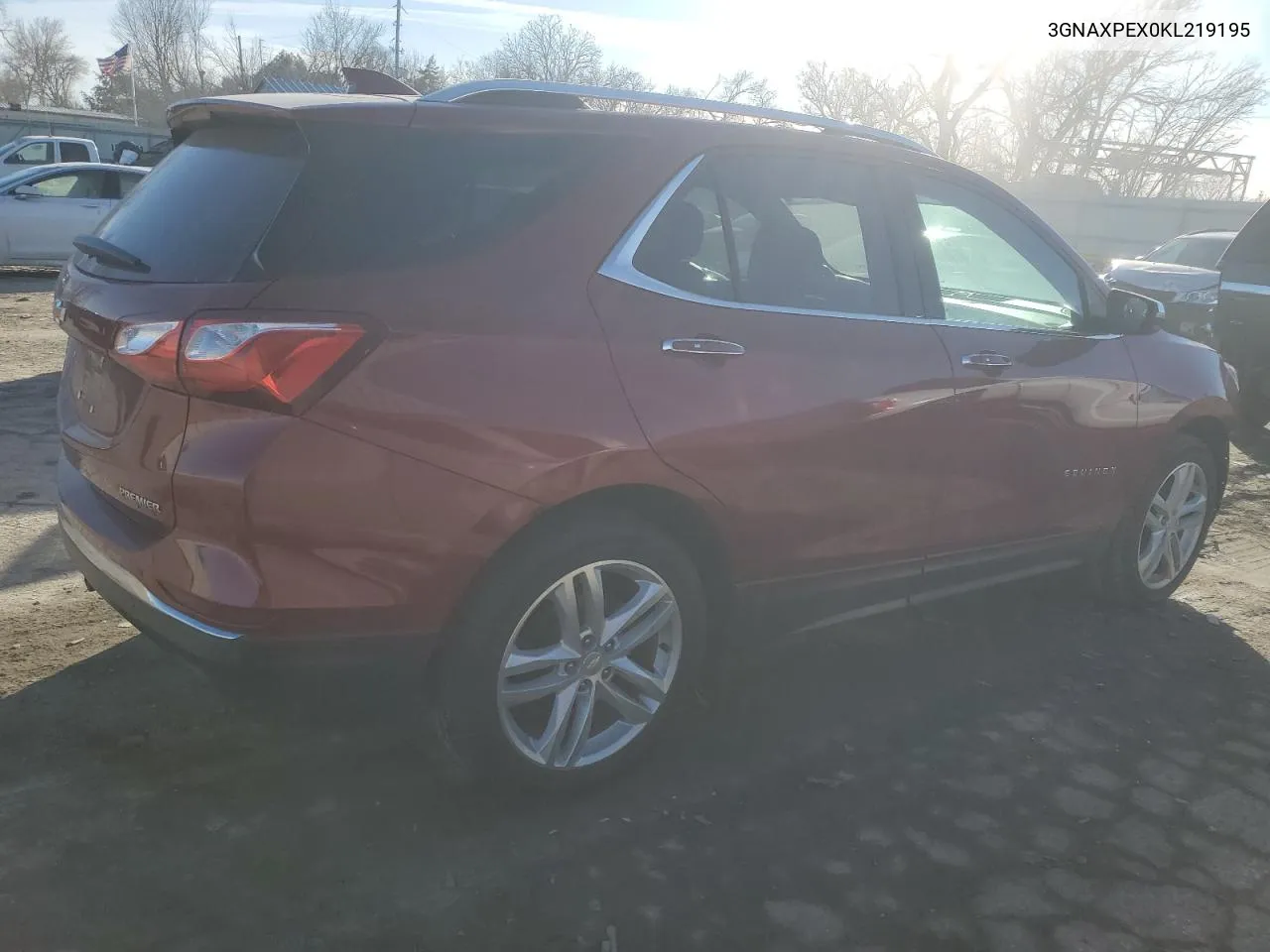 2019 Chevrolet Equinox Premier VIN: 3GNAXPEX0KL219195 Lot: 43019925