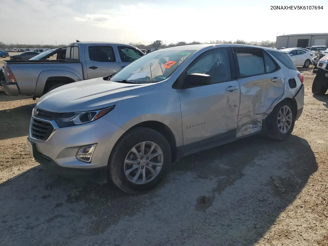2019 Chevrolet Equinox Ls VIN: 2GNAXHEV5K6107694 Lot: 45187705