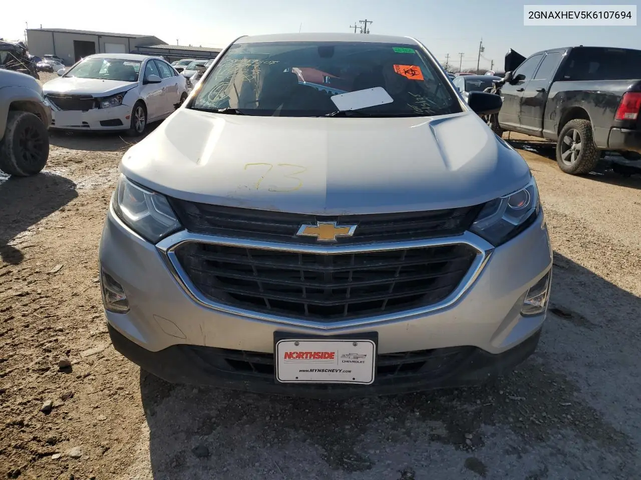 2019 Chevrolet Equinox Ls VIN: 2GNAXHEV5K6107694 Lot: 45187705