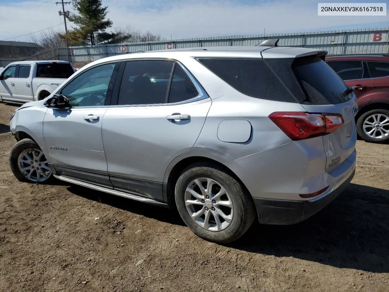 2019 Chevrolet Equinox Lt VIN: 2GNAXKEV3K6167518 Lot: 49777835